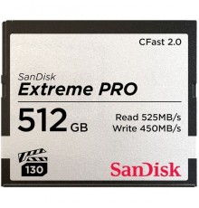 Флеш карта CFAST2.0 512GB SanDisk Extreme Pro 525Mb/s                                                                                                                                                                                                     