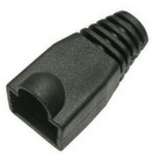 Защитные колпачки для кабеля 6,0мм cat.5, на соединение коннектора с кабелем, черный, 100 шт. в пчк                                                                                                                                                       