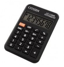 Калькулятор карманный Citizen LC-110NR черный 8-разр.                                                                                                                                                                                                     
