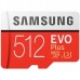 Карта памяти MicroSDXC 512Gb Samsung EVO Plus v2 MB-MC512GA/RU class10 UHS-I U3 R100 W90 + Adapter