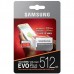 Карта памяти MicroSDXC 512Gb Samsung EVO Plus v2 MB-MC512GA/RU class10 UHS-I U3 R100 W90 + Adapter