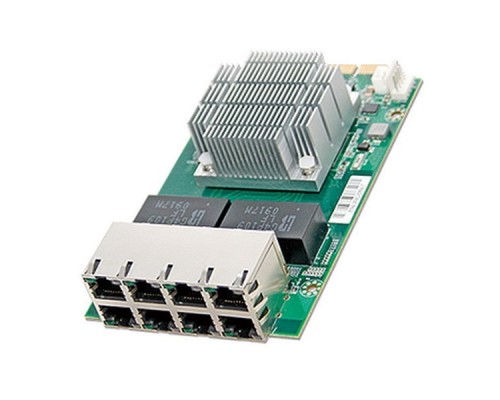 Модуль интерфейсный NIP-51082 Caswell 8x 1GbE RJ45 Ethernet Ports, PCIe x4 Rev2.0, Dimension: 85(W) x 149(D) x 27(H)mm