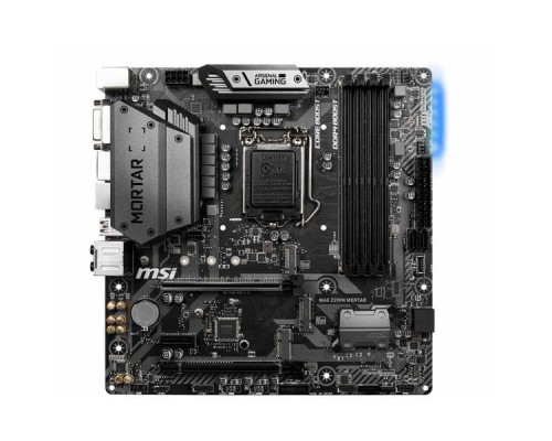 Материнская плата MSI MAG Z390M MORTAR S1151 Z390 2xPCI-E DVI+HDMI+DP GbLAN SATA RAID MicroATX 4DDR4 (RTL)