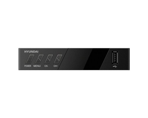 Ресивер DVB-T2 Hyundai H-DVB420 черный