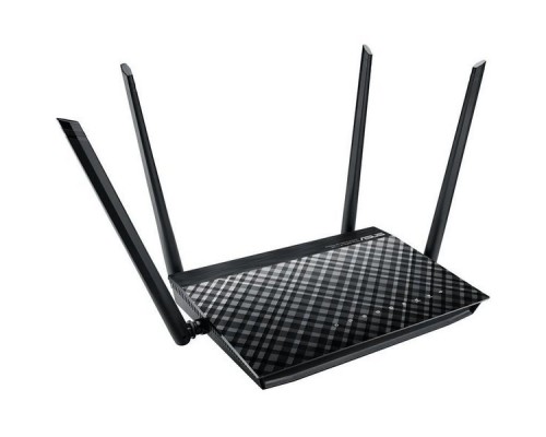 Роутер беспроводной Asus RT-AC57U AC1200 10/100BASE-TX/4G ready черный