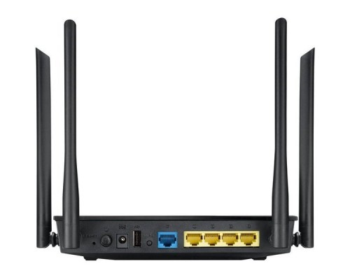 Роутер беспроводной Asus RT-AC57U AC1200 10/100BASE-TX/4G ready черный