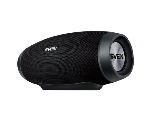 Акустическая система SVEN PS-230, черный,  2.0, мощность 2x6 Вт (RMS), Waterproof (IPx5), TWS, Bluetooth, FM, USB, microSD, встроенный аккумулятор