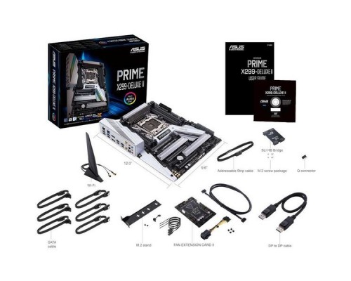 Материнская плата PRIME X299-DELUXE II LGA2066,X299,TBT,PCIE M.2,MB , RTL