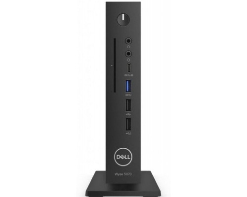 Тонкий Клиент Dell Wyse 5070 Cel J4105 (1.5)/4Gb/SSD32Gb/UHDG 600/Windows 10 IoT Enterprise/GbitEth/65W/мышь/черный