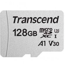 Флеш карта microSD 128GB Transcend microSDXC Class 10 UHS-I U3, V30, A1, (без адаптера), TLC                                                                                                                                                              