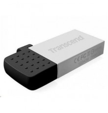 Флеш накопитель 64GB Transcend JetFlash 380, USB 2.0, OTG, серебро золото, MicroUSB + USB-A                                                                                                                                                               