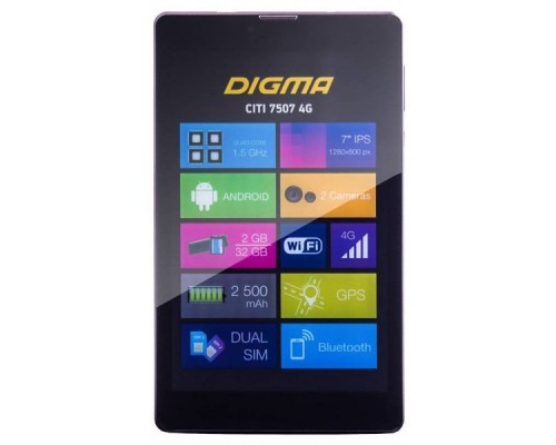 Планшет Digma CITI 7507 4G SC9832 (1.5) 4C/RAM2Gb/ROM32Gb 7