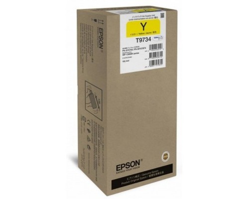 Картридж EPSON T9734  желтый стандартной емкости XL для WF-C869RDTWF