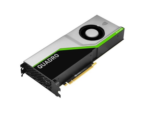 Проф видеокарта 24Gb PCI-E PNY nVidia Quadro RTX 6000 GDDR6, 384 bit, 4*DP, Virtual Link, DP to DVI-D (SL) cable, 8 pin power supply cable