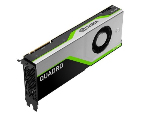 Проф видеокарта 24Gb PCI-E PNY nVidia Quadro RTX 6000 GDDR6, 384 bit, 4*DP, Virtual Link, DP to DVI-D (SL) cable, 8 pin power supply cable