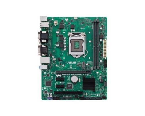 Мат. плата ASUS PRIME H310M-C R2.0 S1151v2, H310, 2xDDR4, PCI-Ex16, 2xPCI-Ex1, PCI, D-Sub, DVI, SATA III, M.2, GB Lan, USB3.1, mATX, Retail