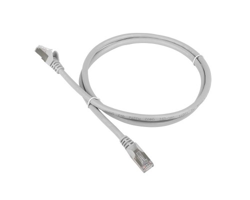 Кабель Patch cord Lanmaster TWT-45-45-5.0/S-GY 5м FTP Cat 5e Grey