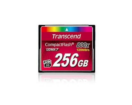 Карта памяти CF 256Gb Transcend TS256GCF800 R120 VPG-20