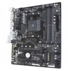 Материнская плата GA-AB350M-DS3H V2, Socket AM4, AMD B350, 4xDDR4-2400, DVI-D+HDMI, 2xPCI-Ex16, 1xPCI-Ex1, 4xSATA3(RAID 0/1/10), 1xM.2, 8 Ch Audio, GLan, (4+4)xUSB2.0, (4+2)xUSB3.1, 1xPS/2, mATX, OEM                                                   