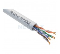 Кабель Neomax UTP, 4 пары, кат.5е, 305м., (0.45), серый                                                                                                                                                                                                   