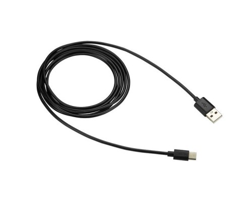 Кабель Type C/USB 2.0 Power & Data output, 5V 1A, OD 3.2mm, PVC Jacket, 1.8m, black CANYON CNE-USBC2B