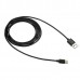 Кабель Type C/USB 2.0 Power & Data output, 5V 1A, OD 3.2mm, PVC Jacket, 1.8m, black CANYON CNE-USBC2B