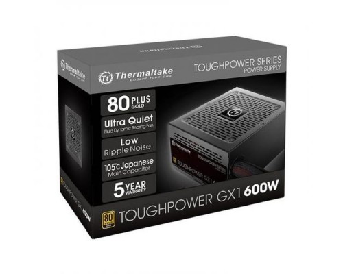 Блок питания Thermaltake Toughpower GX1 600W (PS-TPD-0600NNFAGE-1) v.2.4,A.PFS,80 Plus Gold,Fan 12 cm,Retail