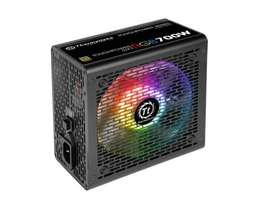 Блок питания Thermaltake ATX 700W Toughpower GX1 RGB 80+ gold (24+4+4pin) APFC 120mm fan color LED 8xSATA RTL