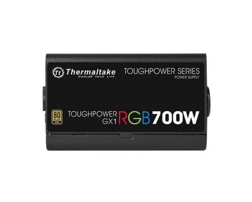 Блок питания Thermaltake ATX 700W Toughpower GX1 RGB 80+ gold (24+4+4pin) APFC 120mm fan color LED 8xSATA RTL