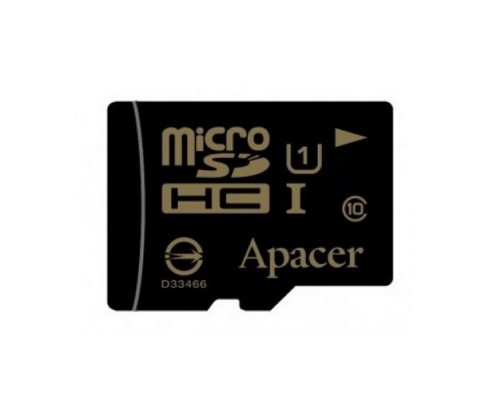 Карта памяти microSDHC Apacer, 32 Гб, UHS-I Class 10 U1, чтение: до 45Мб/с, без адаптера