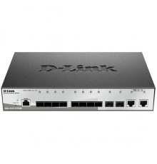 D-Link DGS-1210-12TS/ME Управляемый коммутатор 2 уровня с 10 портами 1000Base-X SFP и 2 портами 10/100/1000Base-T                                                                                                                                         