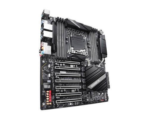 Материнская плата GIGABYTE X299-WU8, Socket 2066, Intel®X299, 8xDDR4-2667, 7xPCI-Ex16, 8xSATA3,(RAID 0/1/5/10) 1xM.2, 8 Ch Audio, 2xGLan, (2+0)xUSB2.0, (7+4)xUSB3.1, (1+0)xUSB3.1 Type-C™, 1xPS/2, ATX, RTL,