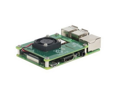 Микрокомпьютеры Raspberry Pi Плата Power Over Ethernet (POE) Raspberry Pi PoE HAT for Raspberry Pi, (173-5595)