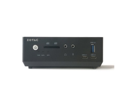 Платформа Zotac ZBOX-MI660NANO-BE i7 8550U, DDR4-2400, SATA 6.0, Dual GLan, WIFI, BT, 5xUSB 3.0, 2xUSB3.1Type C, DP, HDMI, EU+UK PLUG, RTL