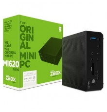 Платформа системного блока с ЦПУ ZBOX-MI620NANO-BE  i3 8130U, FanLess, 2xSoDimm DDR4-2400, SATA 6.0, Dual GLan, WIFI, BT, 5xUSB 3.0, 2xUSB3.1Type C, DP, HDMI, EU+UK PLUG, RTL                                                                            