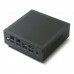 Платформа системного блока с ЦПУ ZBOX-MI620NANO-BE  i3 8130U, FanLess, 2xSoDimm DDR4-2400, SATA 6.0, Dual GLan, WIFI, BT, 5xUSB 3.0, 2xUSB3.1Type C, DP, HDMI, EU+UK PLUG, RTL