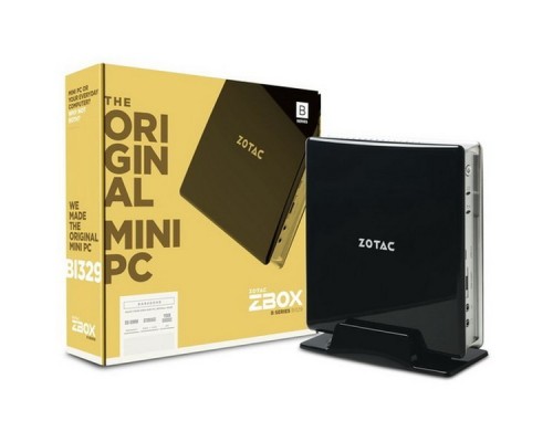 Платформа Zotac ZBOX-BI329-E Intel N4100, 2 x SoDimm DDR4-2400,SATAIII, DP/HDMI/VGA, 4xUSB3.0, 1xUSB2.0, WiFiac, BT 4.2,  EU PLUG, RTL