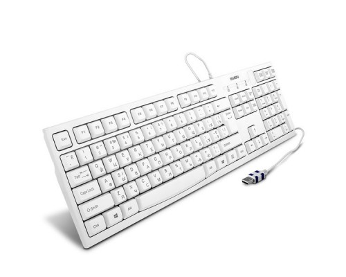 Клавиатура SVEN KB-S300 / USB / WIRED / White