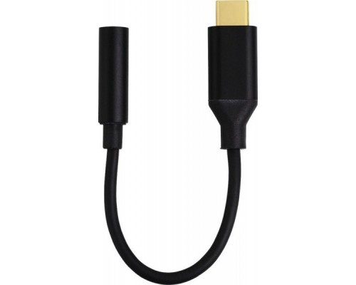 Адаптер Hama 00135717 USB Type-C (m) Jack 3.5mm (f) 0.1м черный