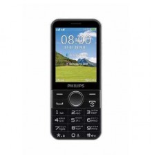 Мобильный телефон Philips E580 Xenium 64Mb черный моноблок 2Sim 2.8