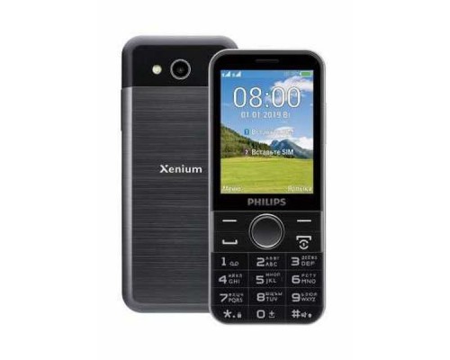 Мобильный телефон Philips E580 Xenium 64Mb черный моноблок 2Sim 2.8