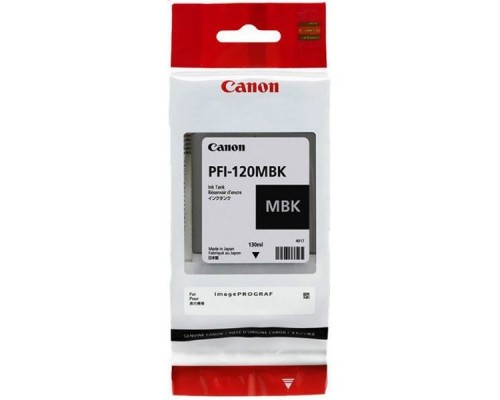 Картридж Canon PFI-120 MBk Matte Black для imagePROGRAF TM-200/205 2884C001 (ориг.)