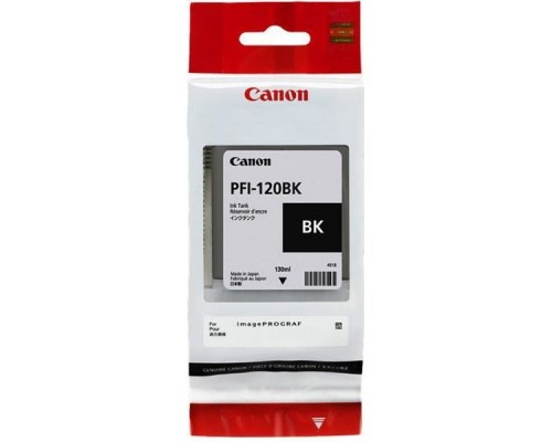 Картридж Canon PFI-120BK (black), 130 мл для TM-200/205/300/305