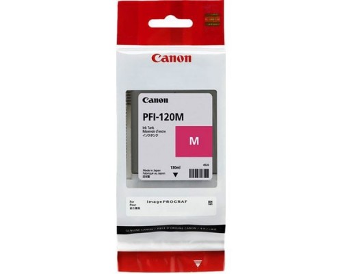 Картридж Canon PFI-120M (magenta), 130 мл для TM-200/205/300/305