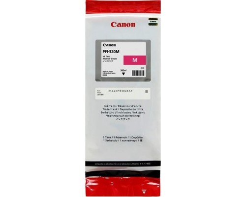 Картридж струйный Canon PFI-320 M 2892C001 пурпурный (300мл) для Canon