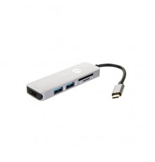 Кабель-адаптер USB3.1 Type-CM/HDMI+2*USB3.0+TF+SD (CU430M)                                                                                                                                                                                                