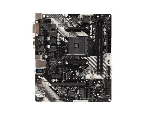 Материнская плата AMD A320 SAM4 MATX A320M-DVS R4.0 ASROCK