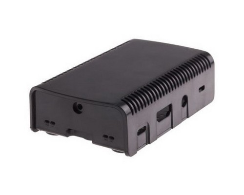 Корпус Raspberry Pi 3 Model B , 2-piece black case ASM-1900040-21  for Raspberry Pi 3 B/B+ , совместим с креплением VESA Mount (103-4300)