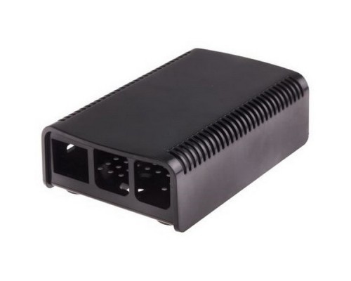 Корпус Raspberry Pi 3 Model B , 2-piece black case ASM-1900040-21  for Raspberry Pi 3 B/B+ , совместим с креплением VESA Mount (103-4300)