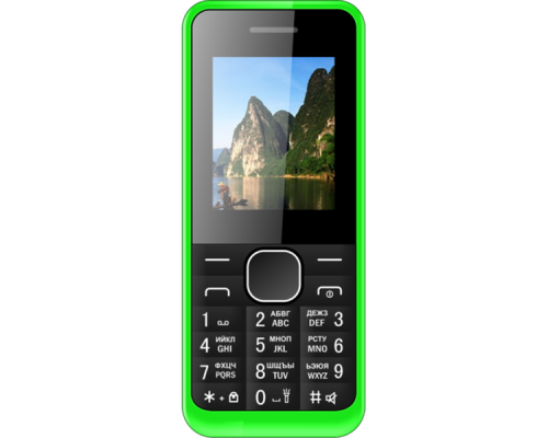 Мобильный телефон IRBIS SF06, 1.77 (128x160), 2xSimCard, Bluetooth, microUSB, MicroSD, Green